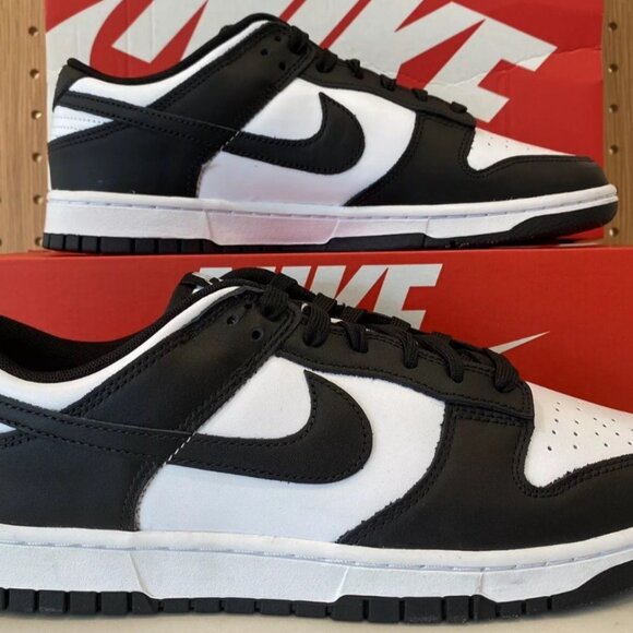 New Nike Dunk Panda Low Men's Black/White With Box Women's - Picture 2 of 6